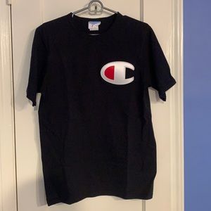 Champion Embroidered Logo Tee Size M